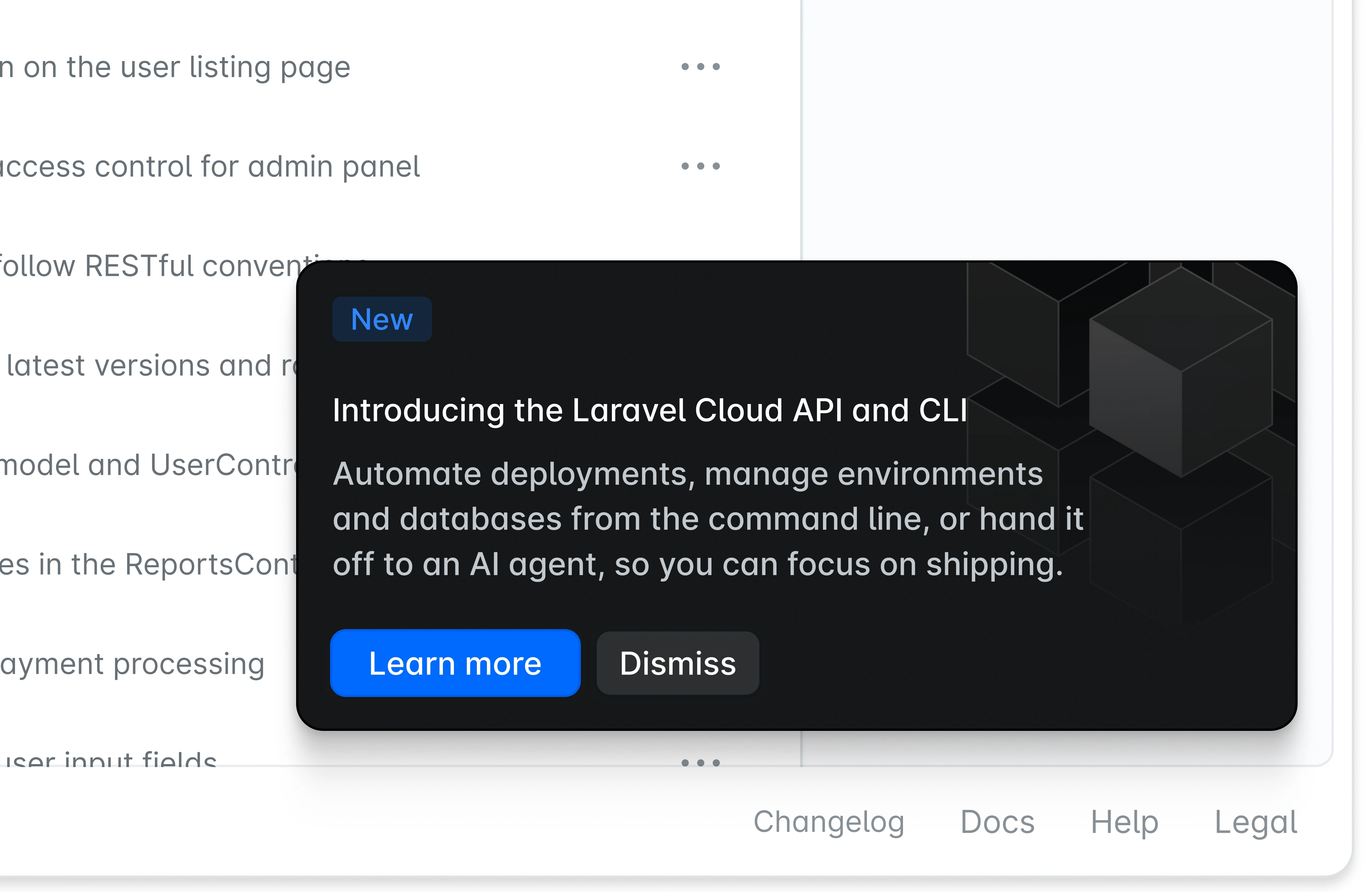 Laravel project screenshot 10