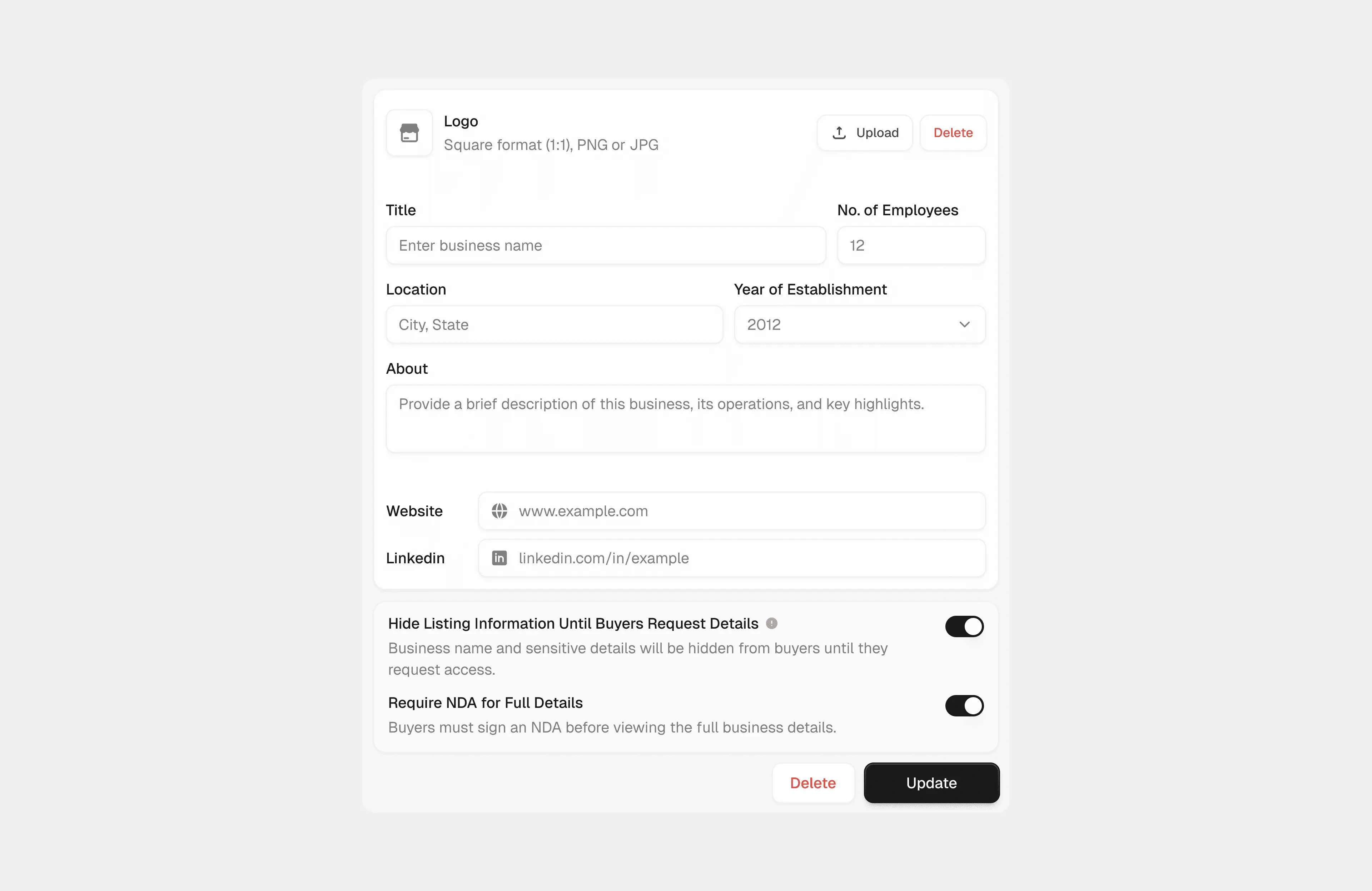 SMB.co project screenshot 2